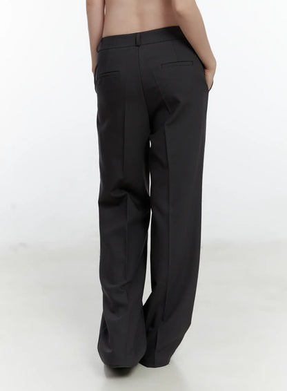 Classic Straight-Leg Trousers F502