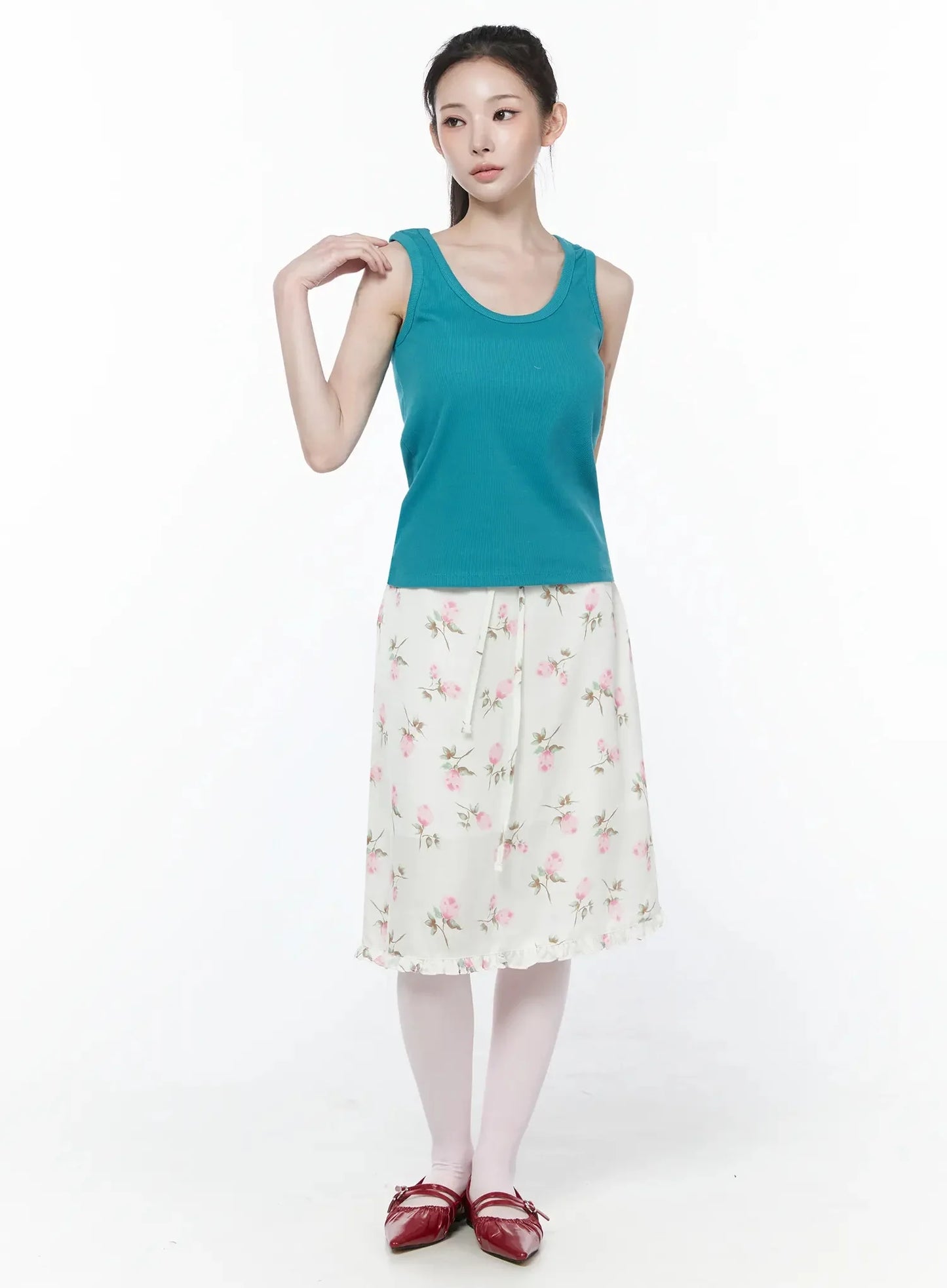 Casual Knit Loose-Fit Tank Top IY515