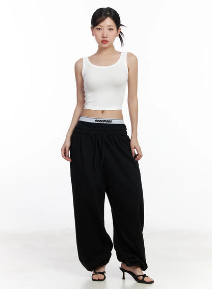 Casual Ankle-Banded Sweatpants CF503