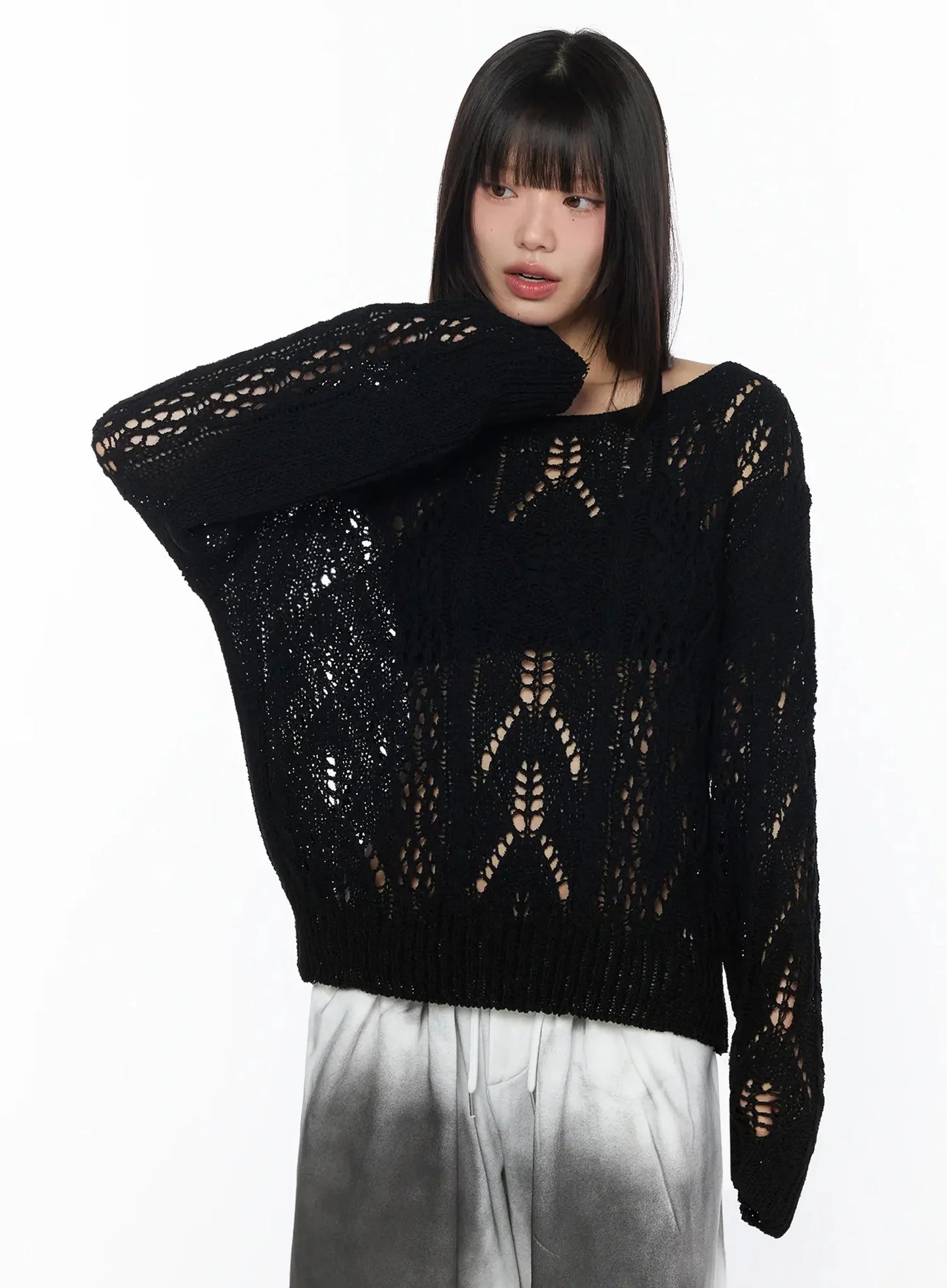 Boho Chic Boat Neck Sweater IY525