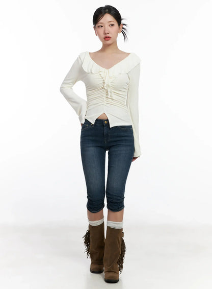 Aviana Low-Rise Capri Jeans CJ530