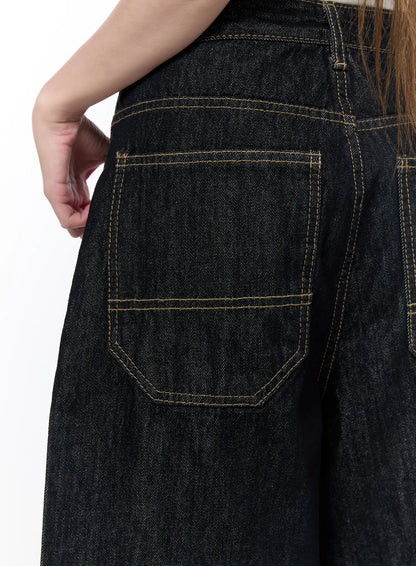 Ayleen High-Waist Wide Leg Jorts CA521