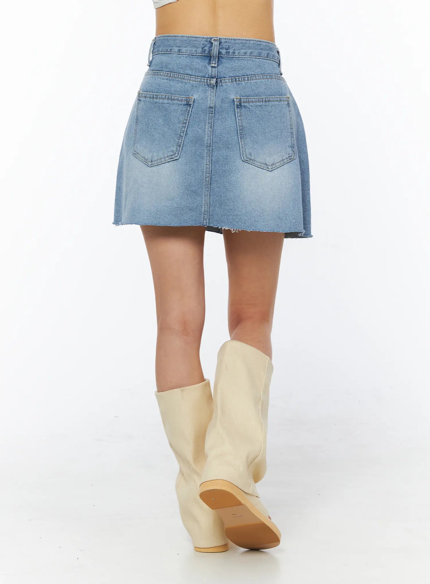 Casual Denim Mini Skirt CU522