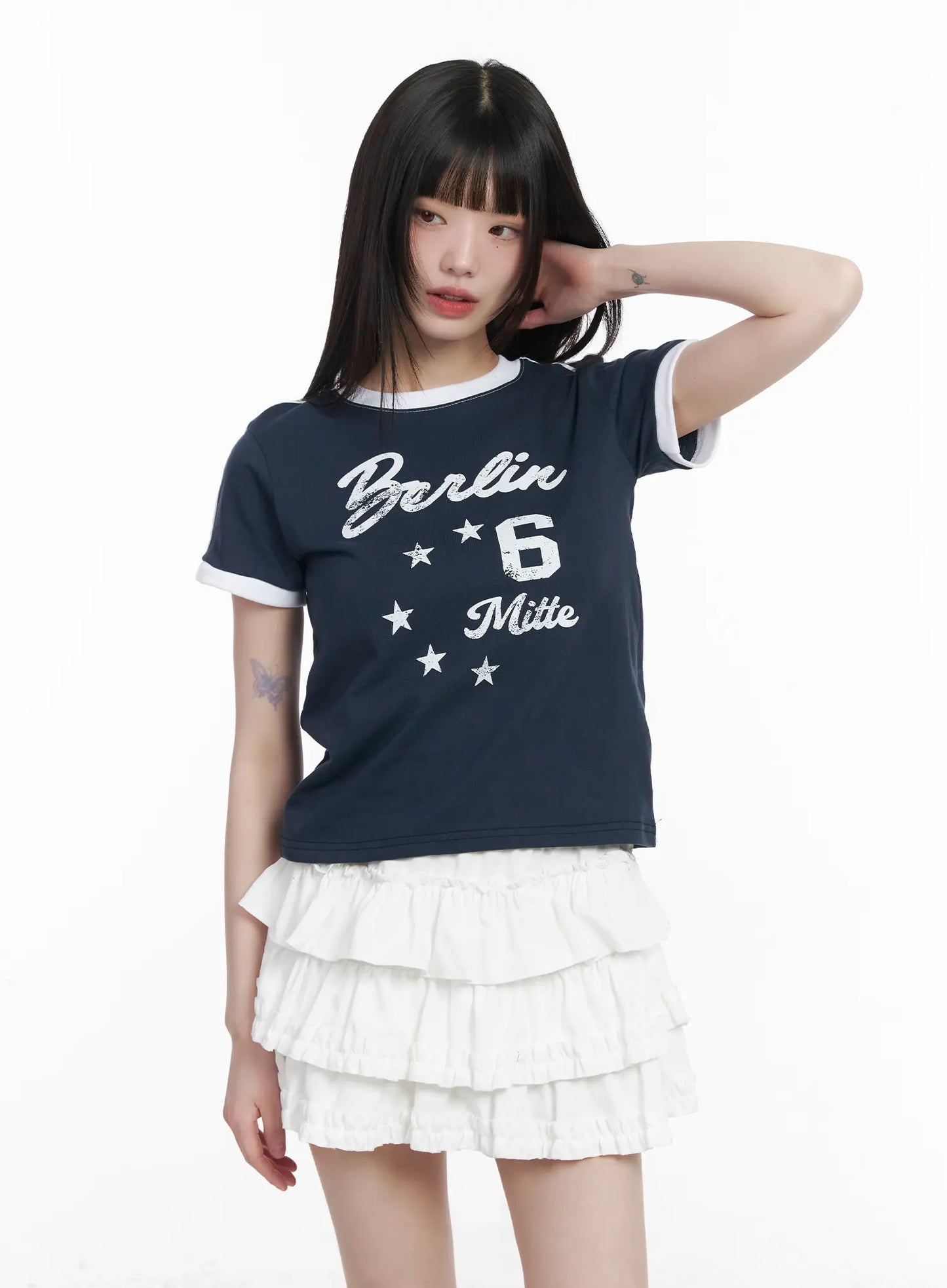 Berlin Track Ringer Tee CM524