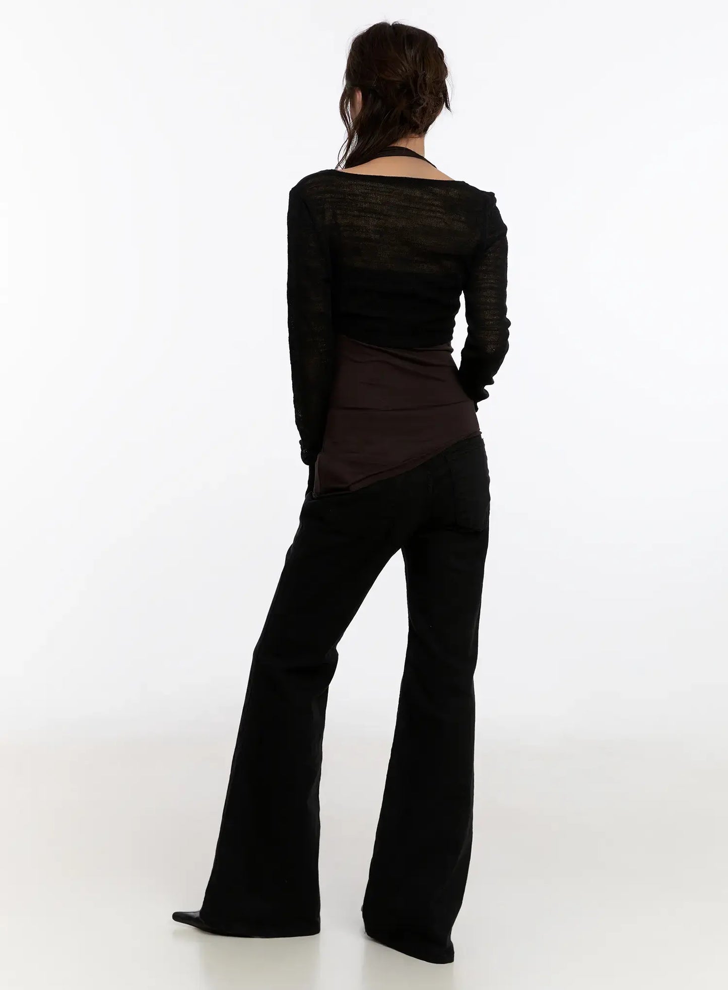 Classic Bootcut Cotton Pants CN527