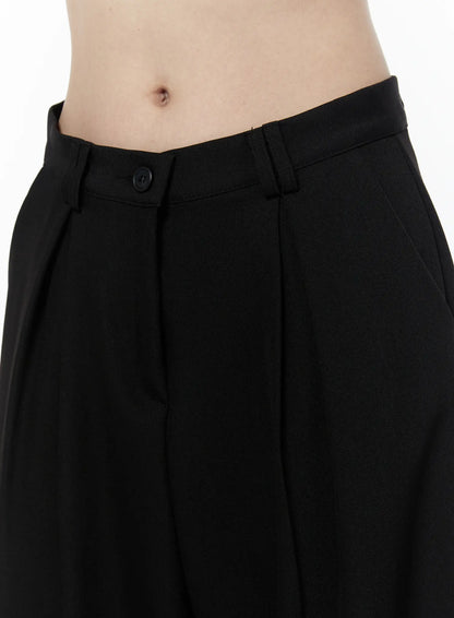 Basic Wide-Leg Slacks IU503