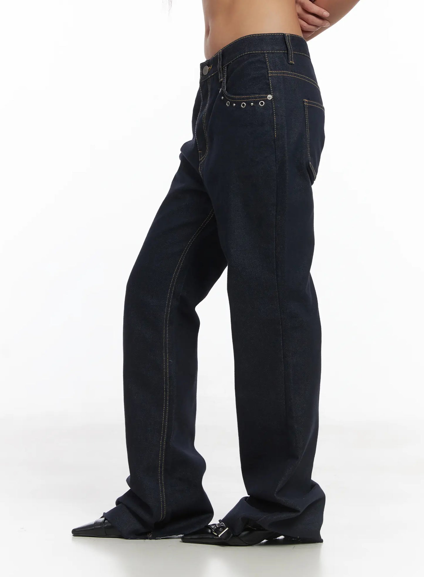 Bunn Non-Fade Eyelet Bootcut Jeans CJ512