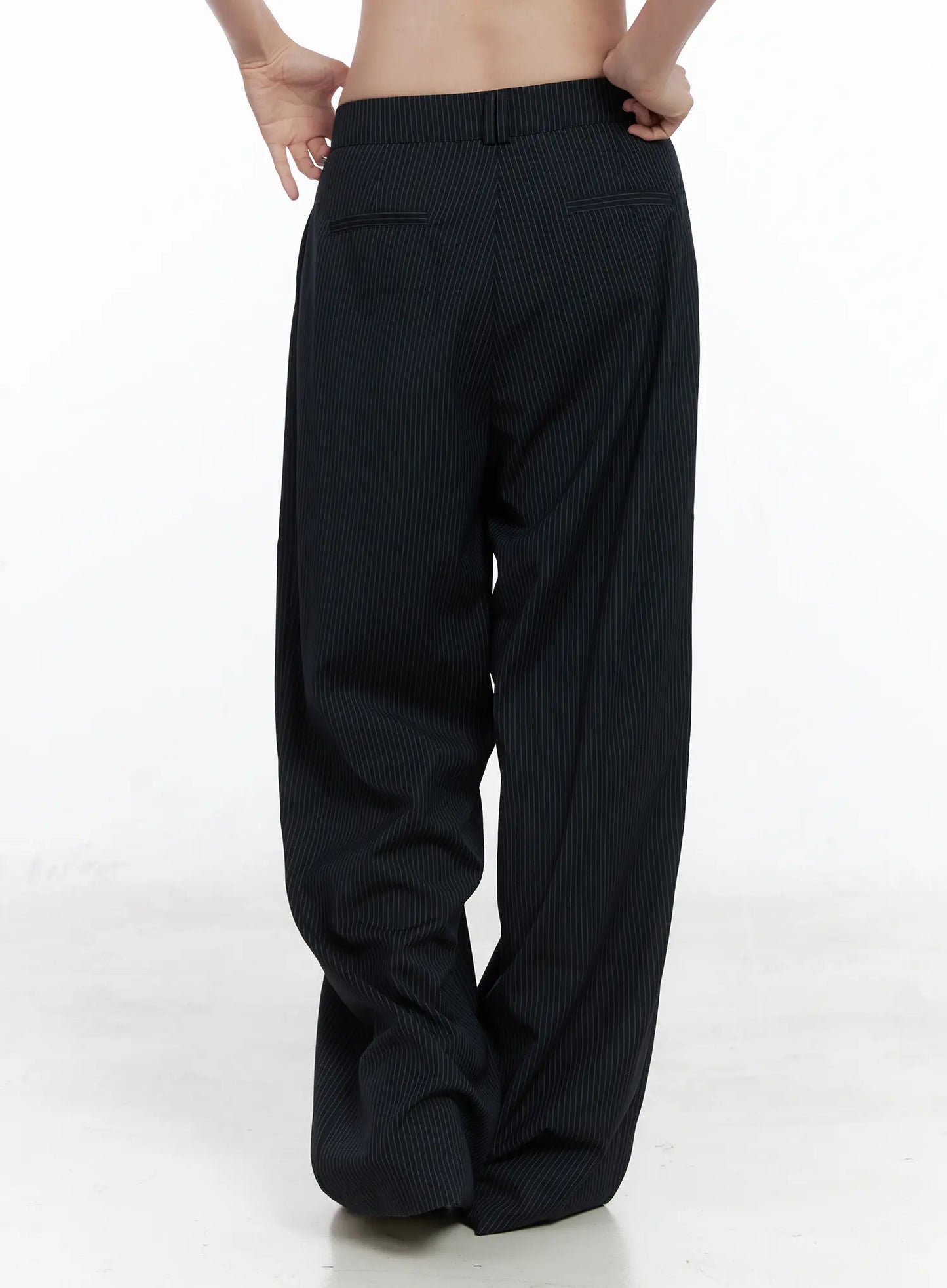 Classic Striped Wide Trousers CN518