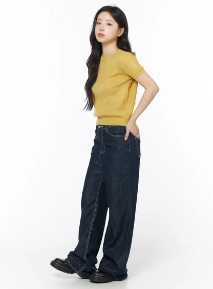 Aeri Non-Fade Relaxed Jeans CD805