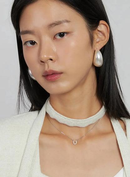 Bold Pearl Earrings IJ508
