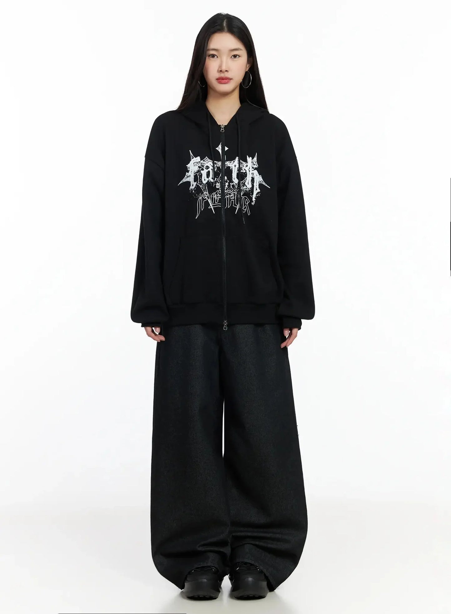 Ayah Casual Wide Leg Jeans IM530