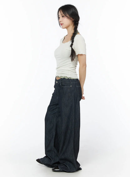 Aomi Wide Leg Jeans CY522