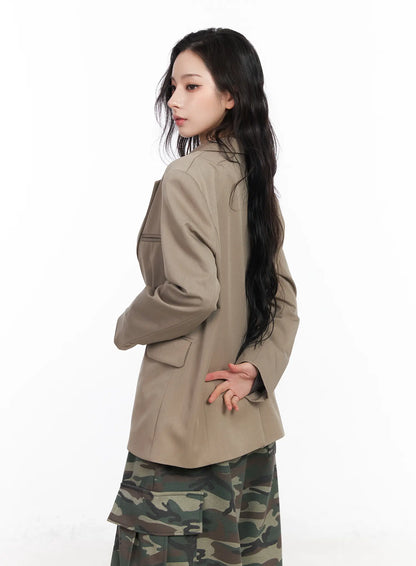 Casual Oversized Blazer CM518