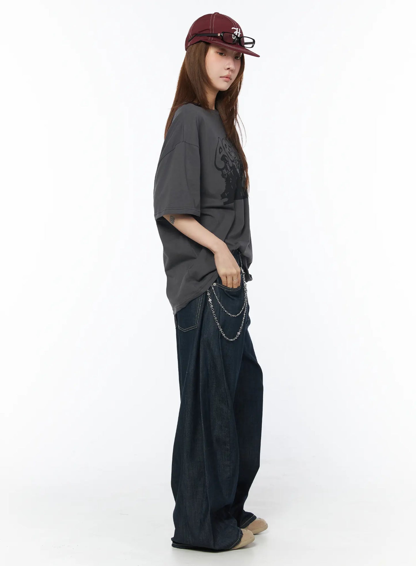 Campbell Wide Leg Jeans CY528