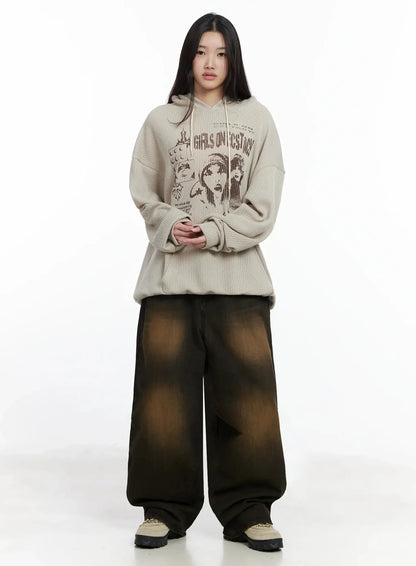 Alayna Vintage Wash Baggy Jeans IM502