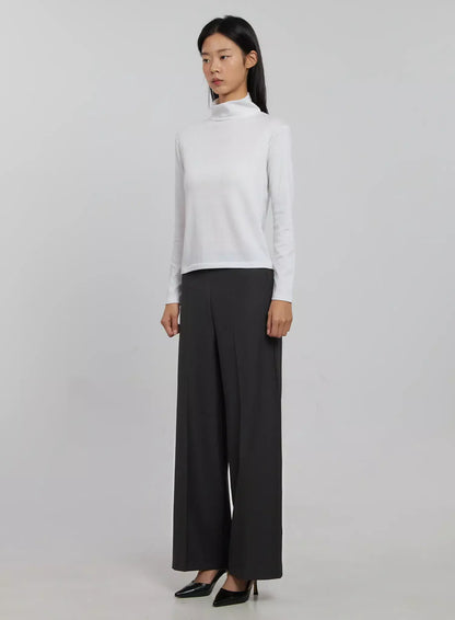 Basic Turtleneck Top IJ508