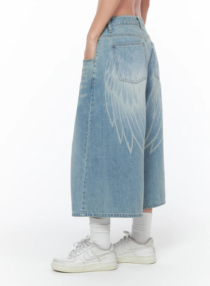 Aolani Angel Wing Bermuda Shorts CA514