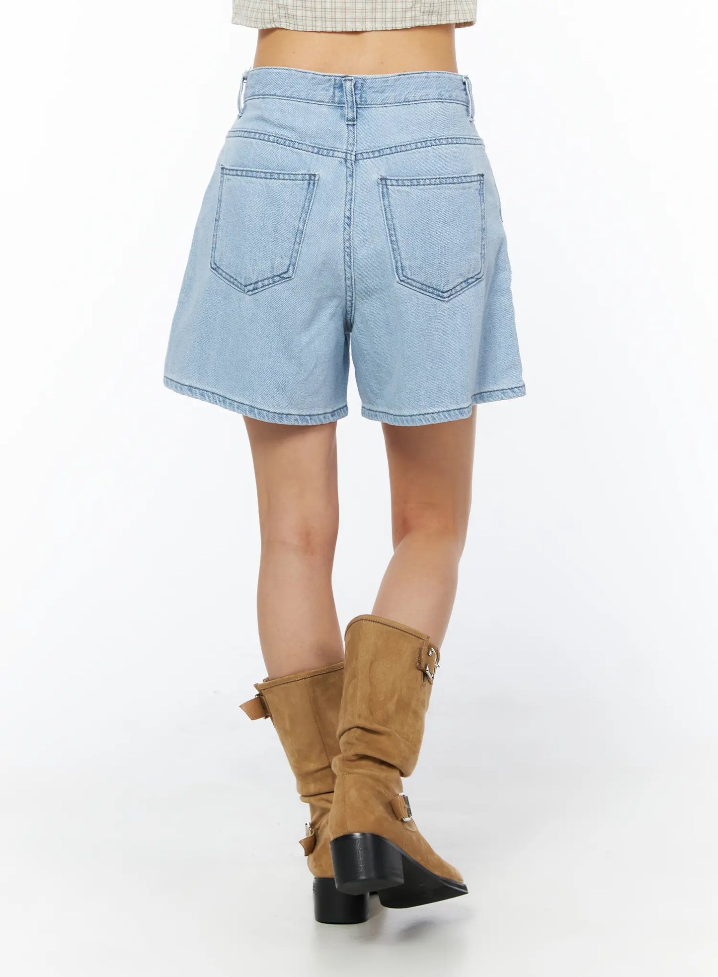 Casual Relaxed-Fit Jorts CU522