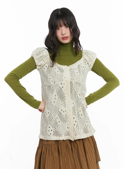 Chic Two-Way Knit Blouse CD531