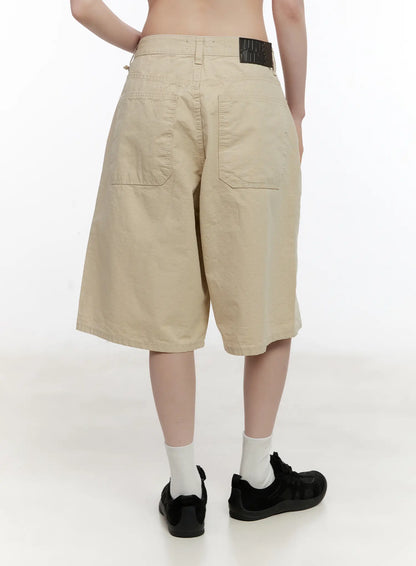 Beige Carpenter Jorts CL507
