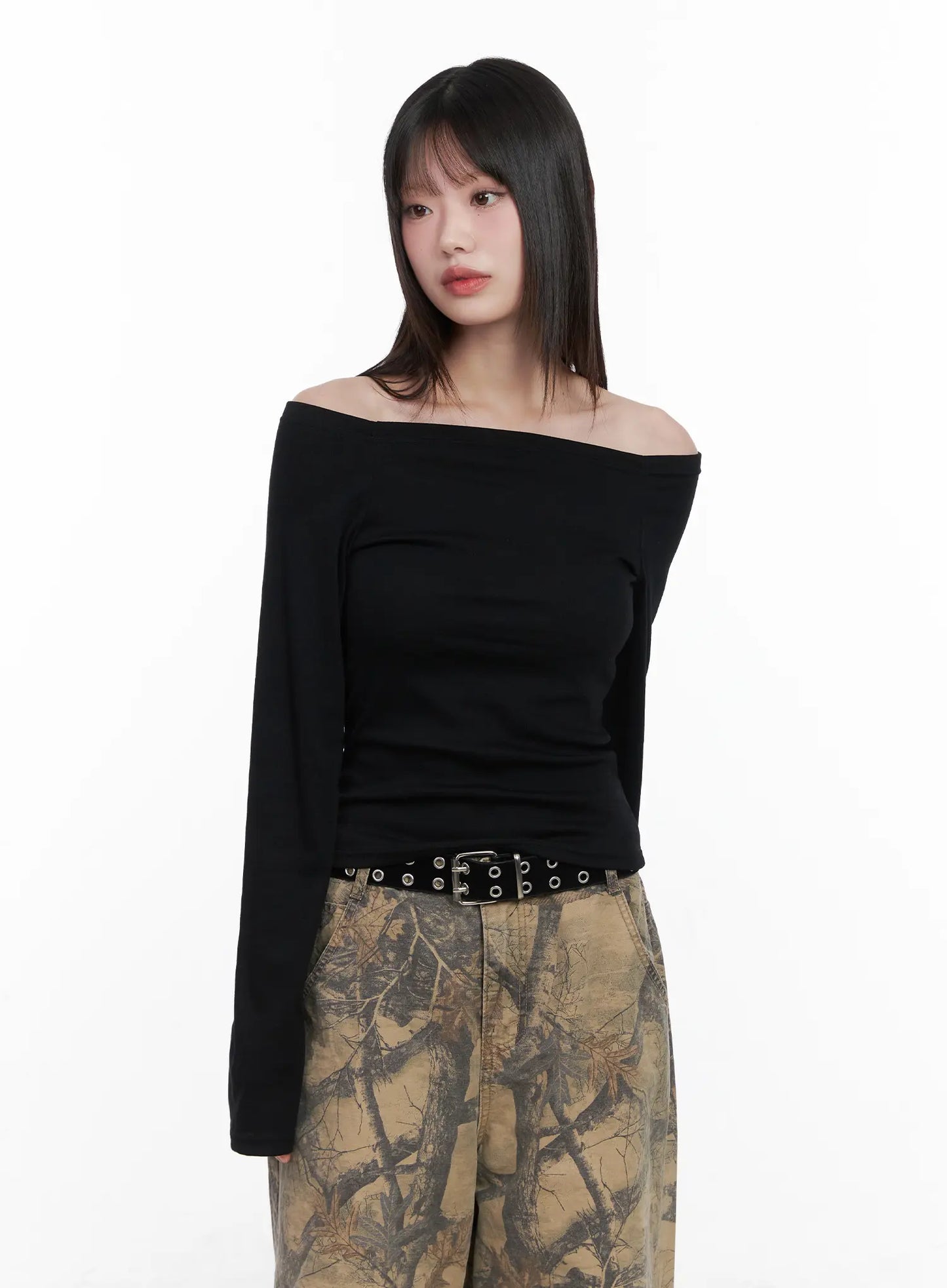 Basic Off-Shoulder Long Sleeve CN510