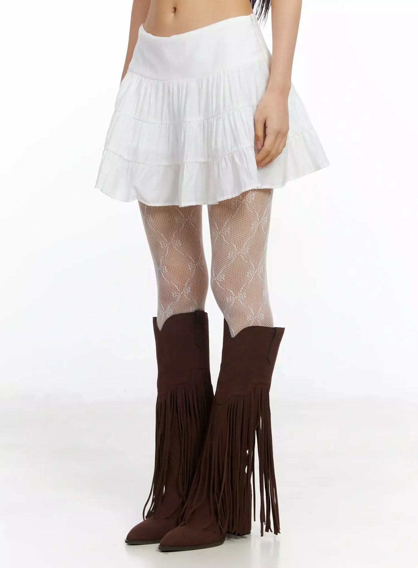 Boho Chic Ruffle Layered Skirt IM530