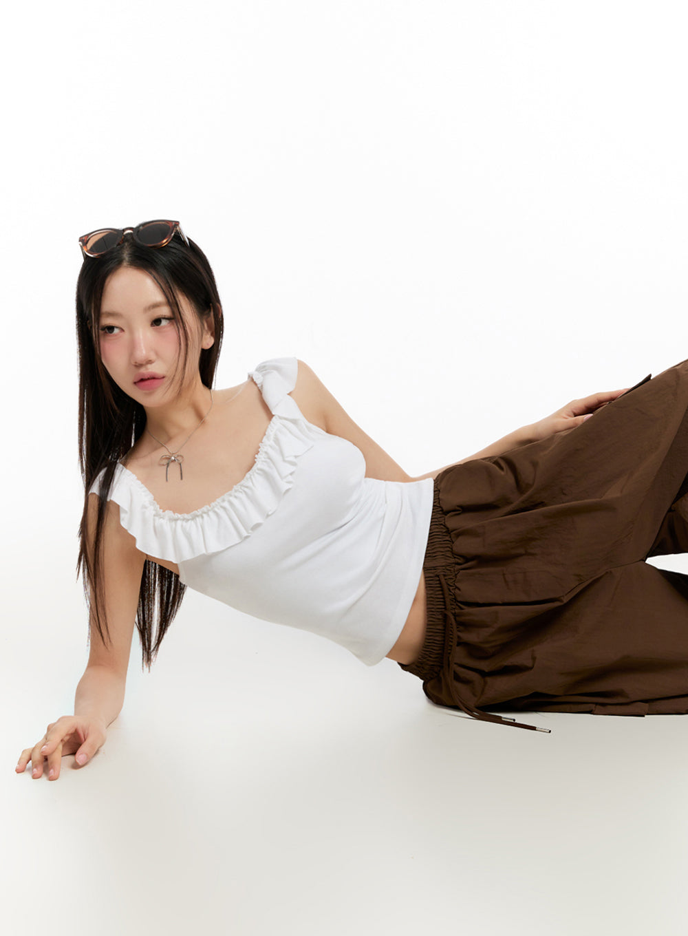 Adjustable Nylon Cargo Pants IU509