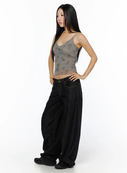 Chandler Wide Leg Jeans CU512