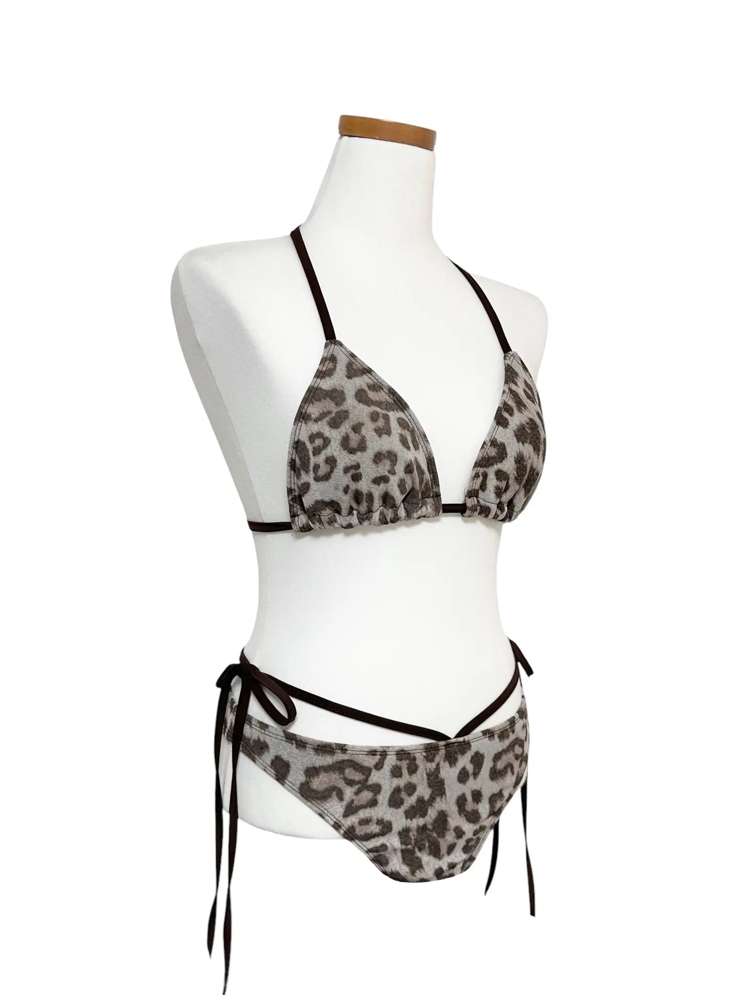 Chic Leopard Print Bikini Set IY514