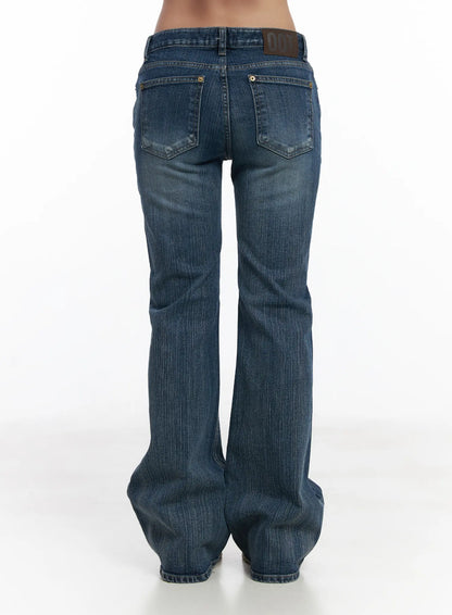 Astrid Low Rise Flared Bootcut Jeans CJ514