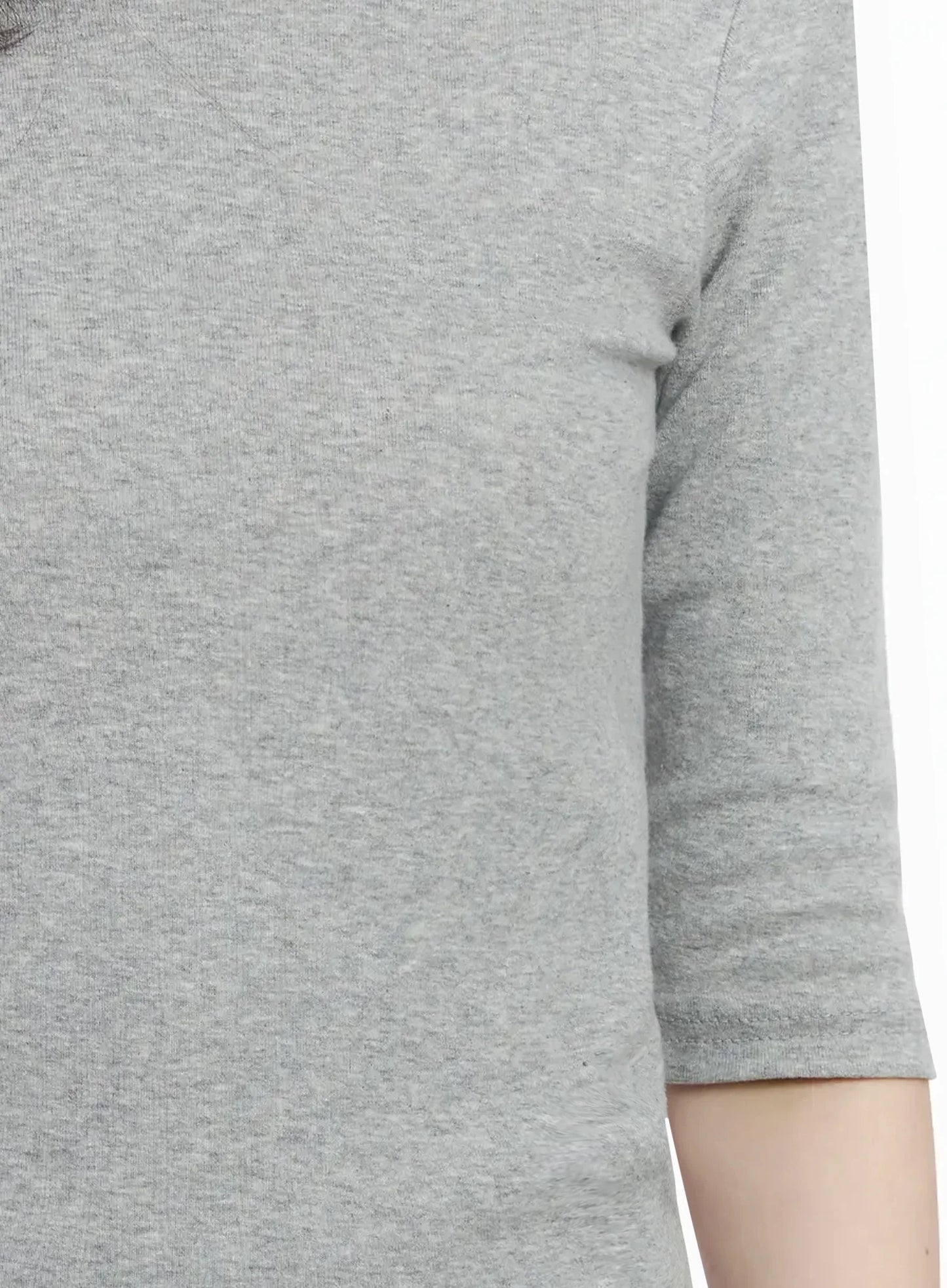 Basic Mid-Length Long Sleeve Top IF502