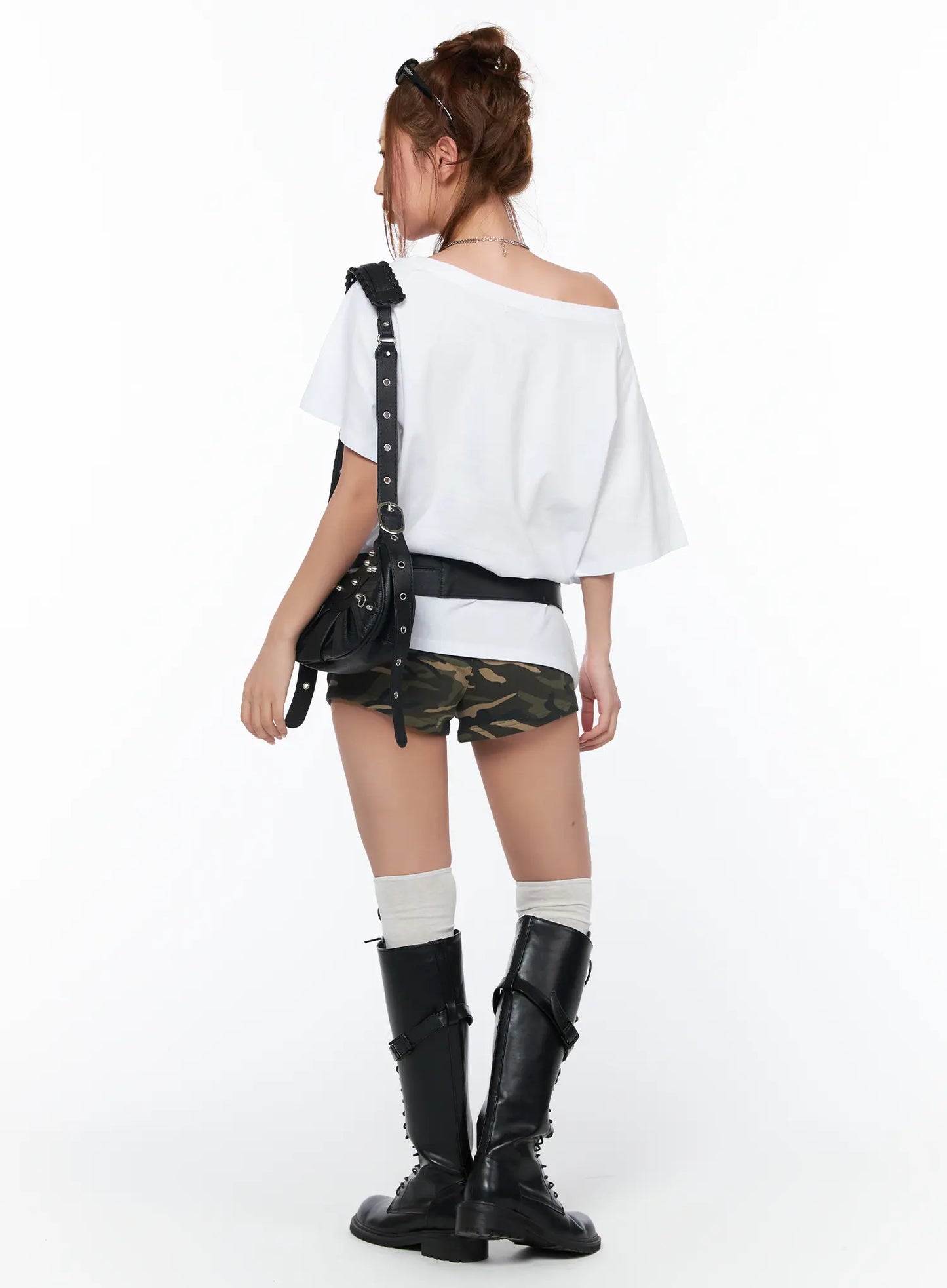 Camouflage Mini Shorts CA515