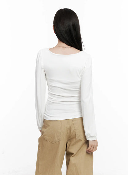 Basic Square Neck Long Sleeve CO531