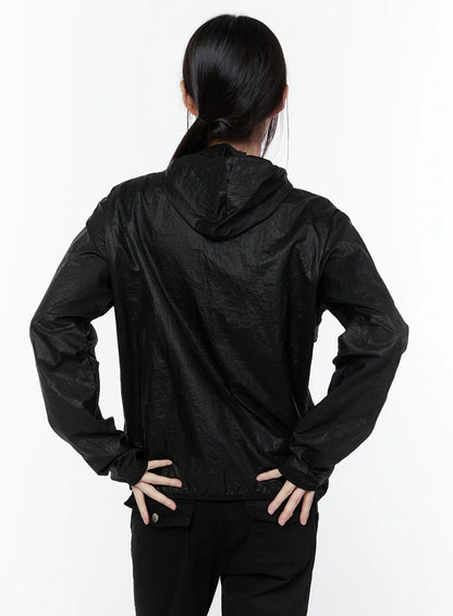 Chic Zip-Up Windbreaker Jacket CU508