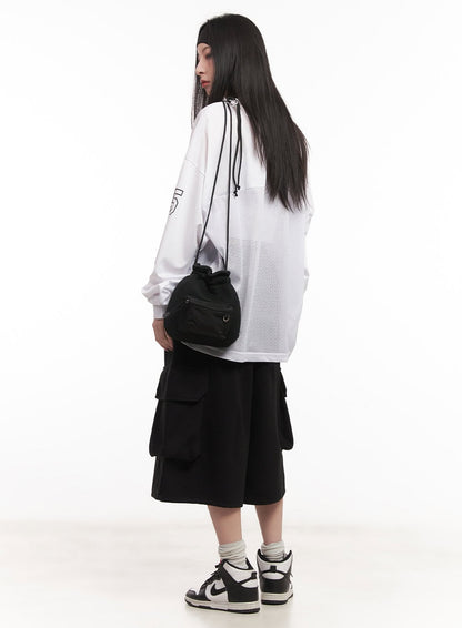 Cargo Oversized Bermuda Sweatshorts CM518