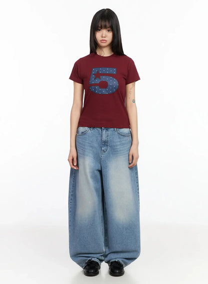 Aleyna Wide Leg Jeans IA523