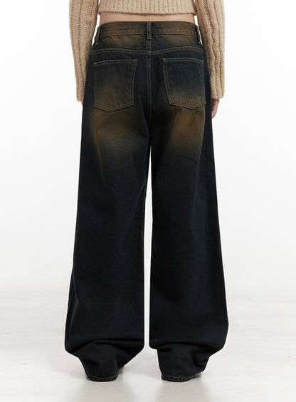 Alexia Washed Denim Wide-Leg Jeans ID402