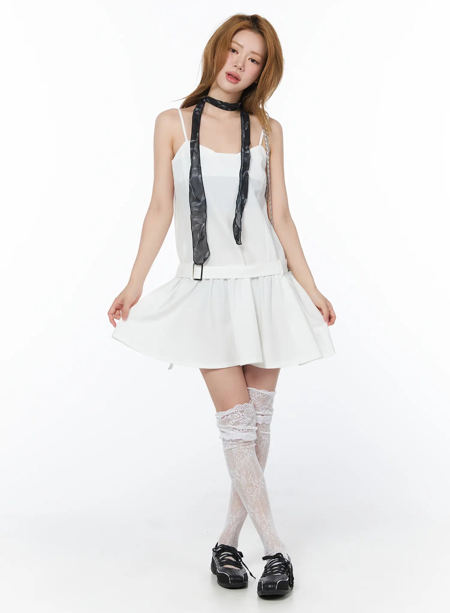 Belted Mini Dress CY506