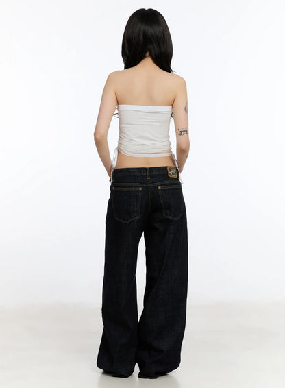 Aleia Dark Washed Jeans CA506