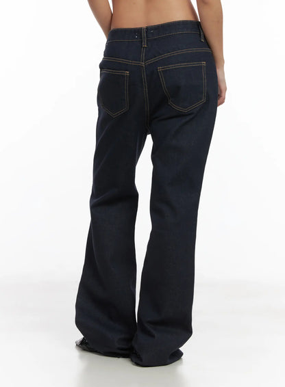 Bunn Non-Fade Eyelet Bootcut Jeans CJ512