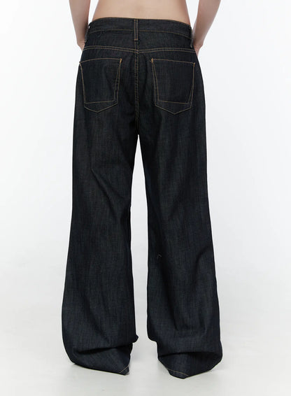 Alou No-Fade Wide-Leg Jeans CU505