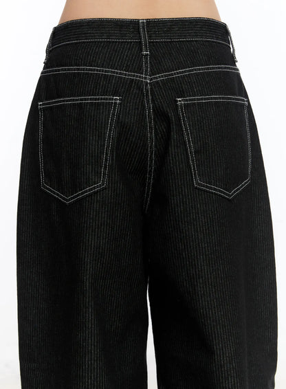Athe Wide Stripe Jeans CA506