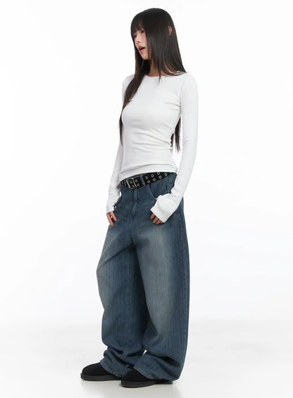 Basic Fleece Long Sleeve Tee CJ501