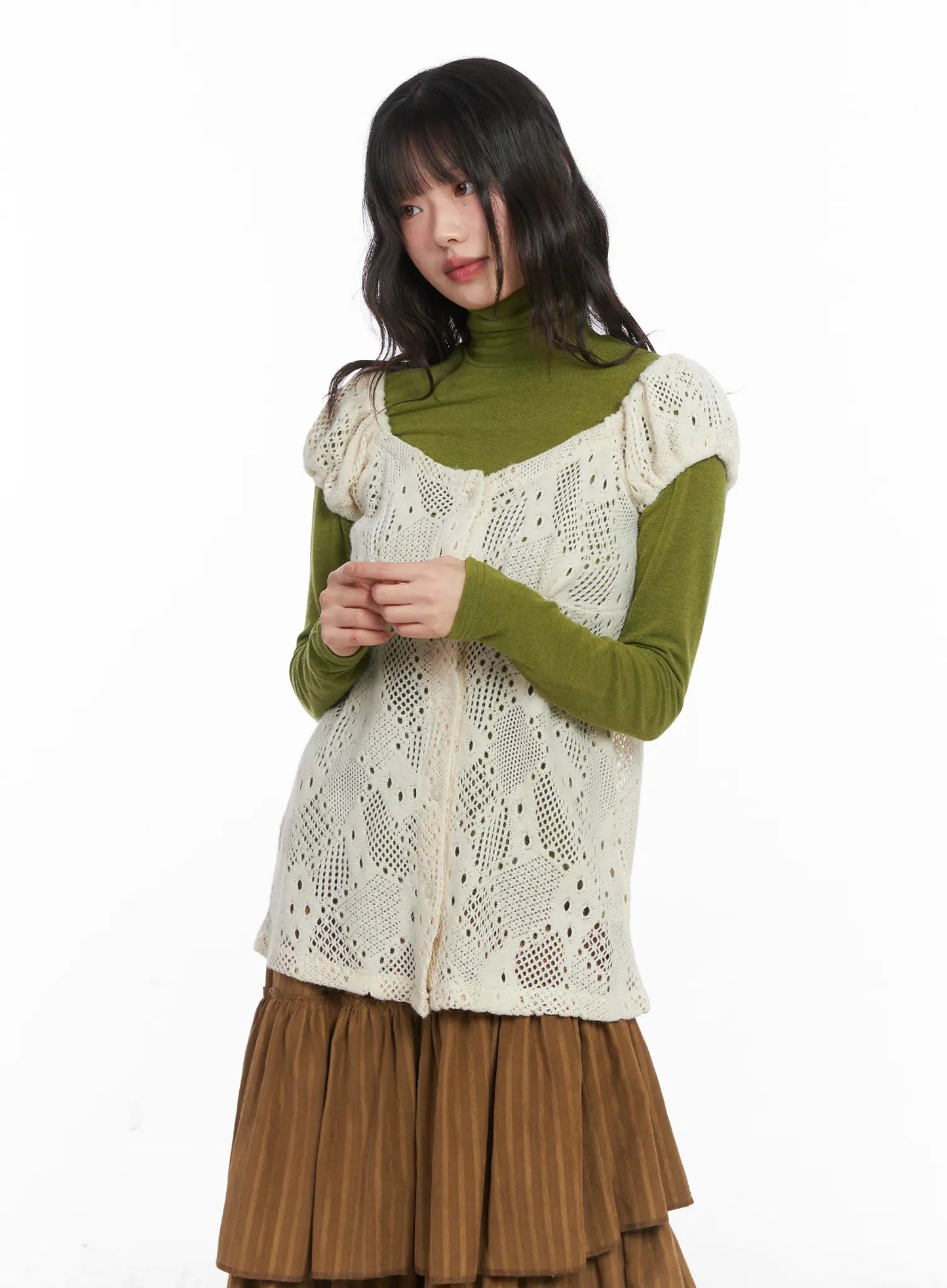 Chic Two-Way Knit Blouse CD531