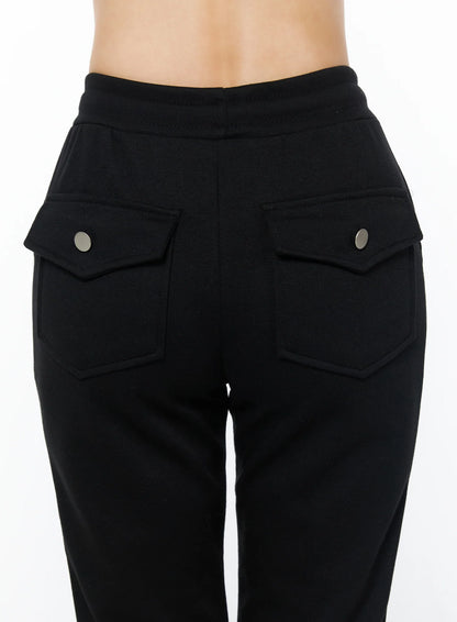 Capri Slit Pocket Pants IU516