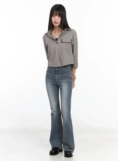 Chlo High-Rise Bootcut Jeans IM523