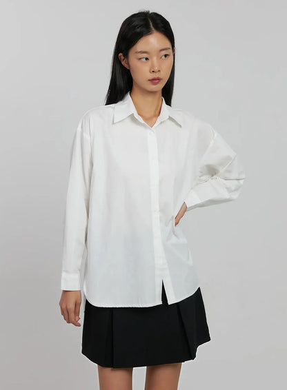 Classic Button-Up Shirt IJ508