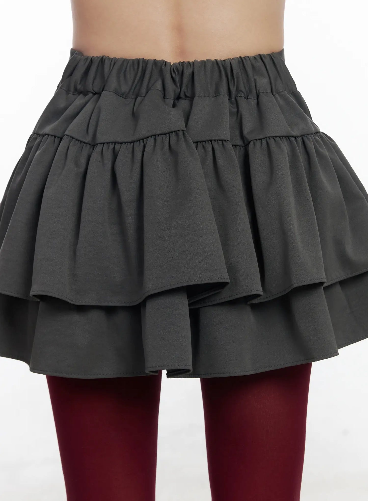 Chic Ruffled Layered Mini Skirt CJ526