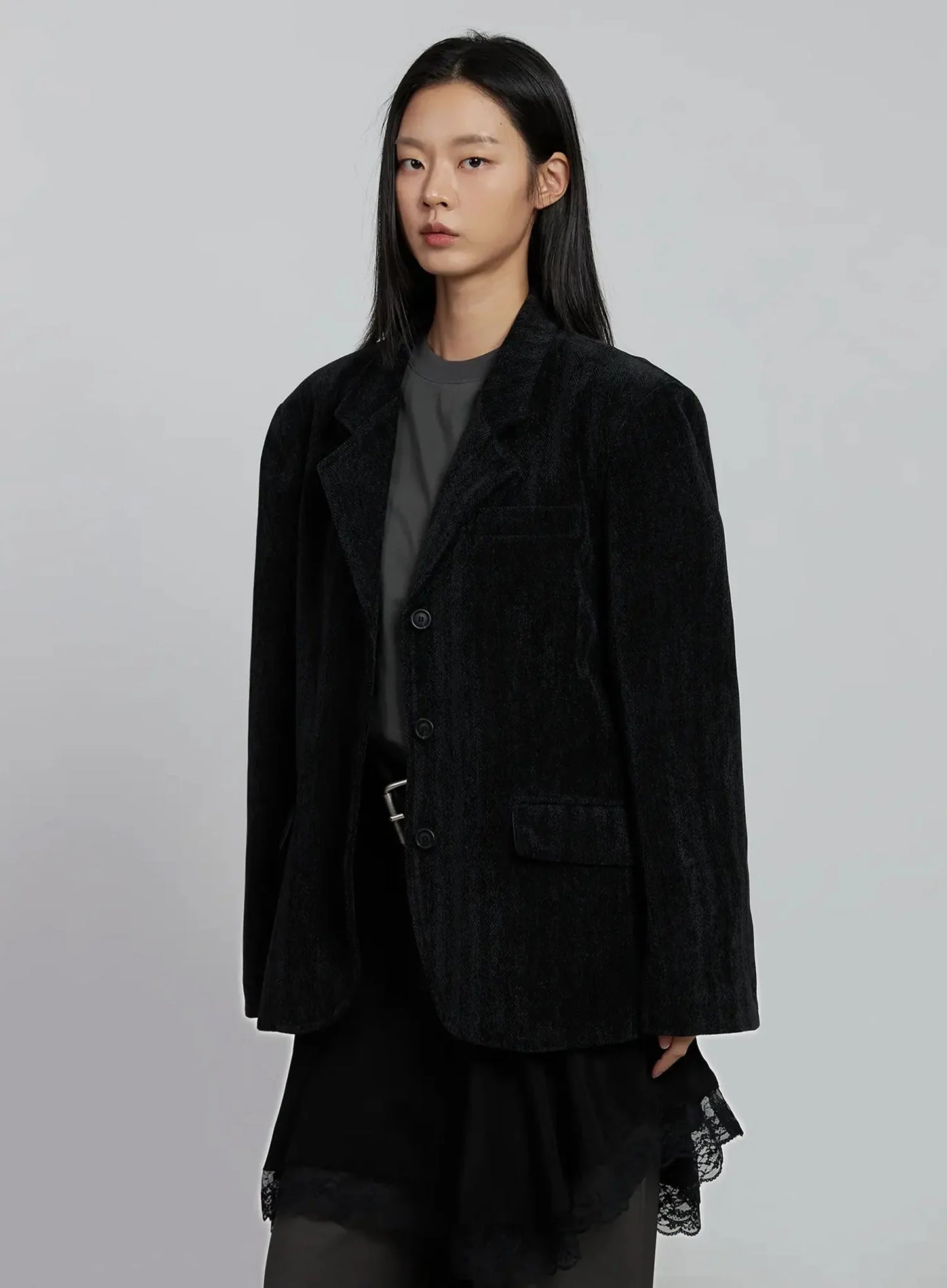 Classic Velvet Oversized Blazer IM520