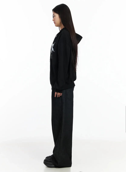 Ayah Casual Wide Leg Jeans IM530